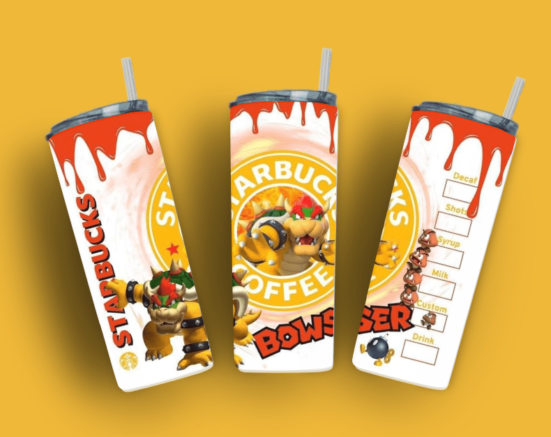 Bowser Tumbler - Glittermetimbra