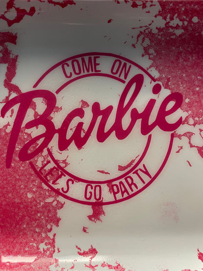 Barbie rolling tray