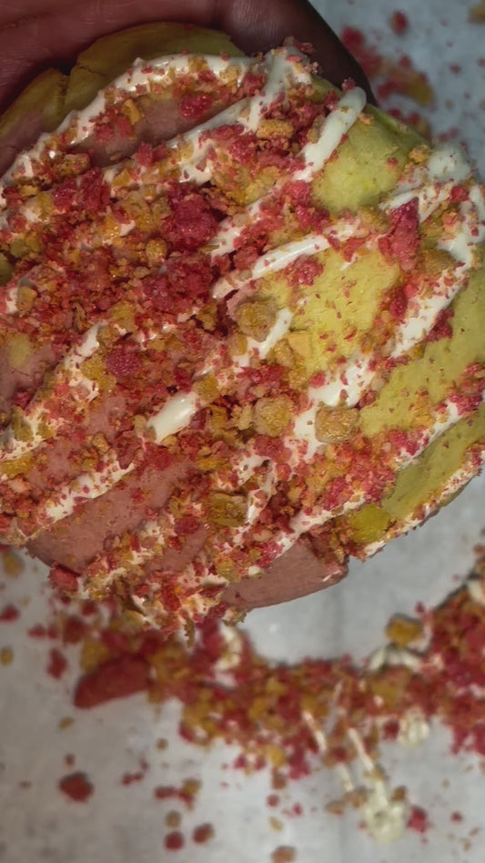 Pink lemonade cookie