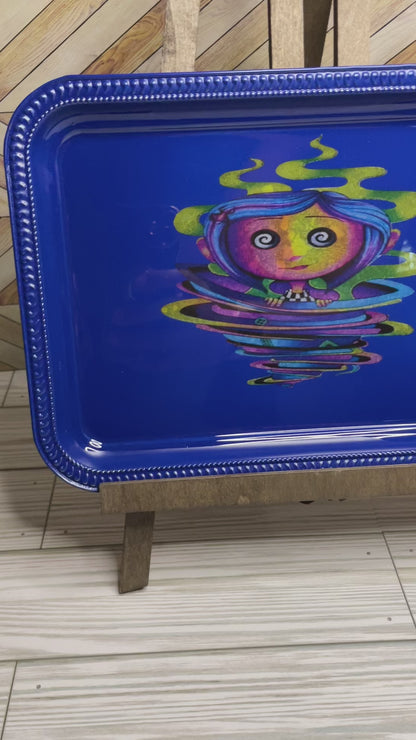 Buttons rolling tray